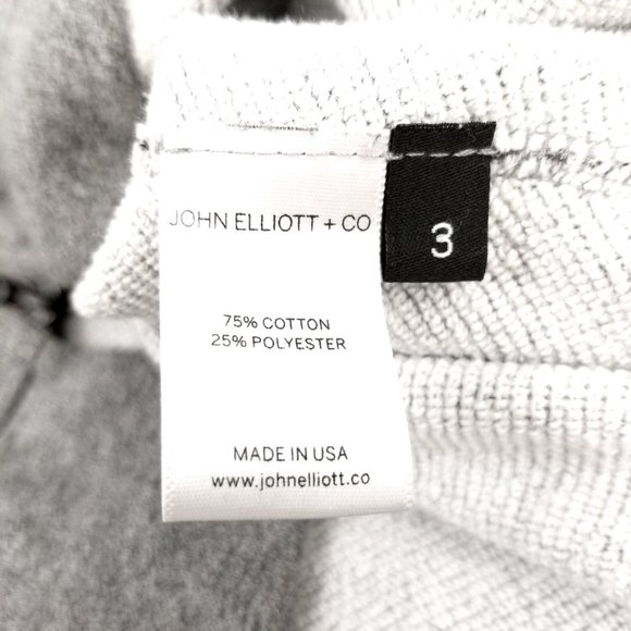 John Elliott Villain Crew Gray Sweatshirt - Picture 5 of 7